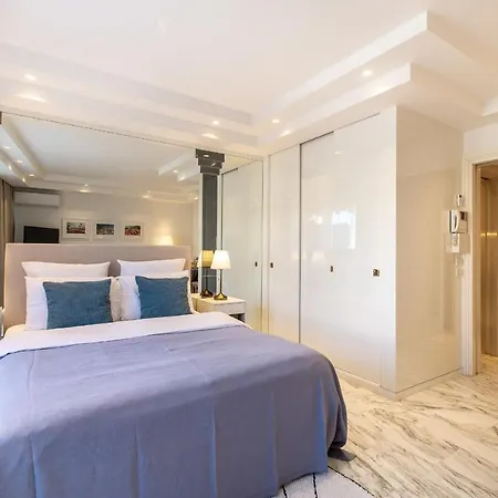 Royal Promenade Pool Terrace Sea View Air Conditioning شقة نيس