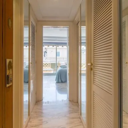 شقة Royal Promenade Pool Terrace Sea View Air Conditioning نيس