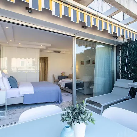 شقة Royal Promenade Pool Terrace Sea View Air Conditioning نيس